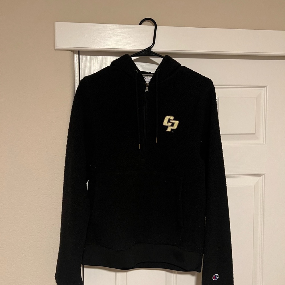 Champion Cal Poly Black Quarter Zip Hoodie